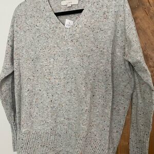 LOFT Women’s Speckled V-Neck Sweater Petite Xxs - NWT